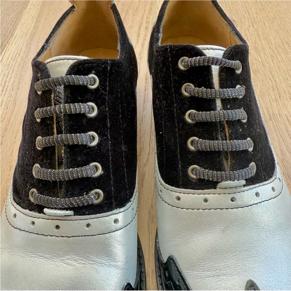 John Fluevog Biblio Cole Lace-up Wingtip Brogues Size 9.5 - Picture 10 of 13